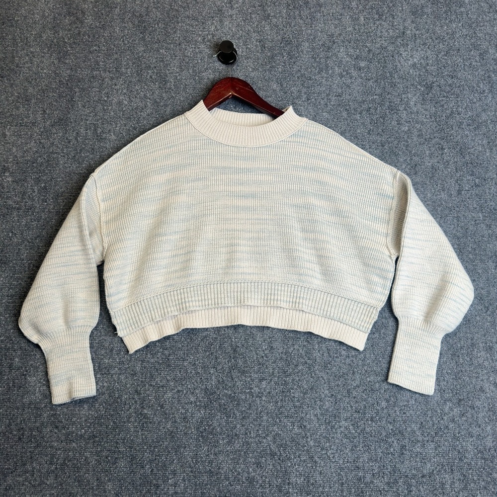Free People Sweater Womens‎ White Oversized Relaxed Fit Casual Comfortable